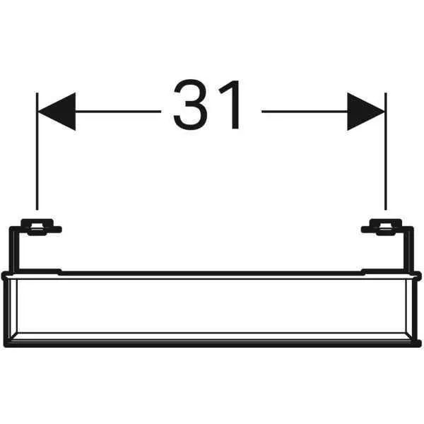 Дзеркало з підсвічуванням Geberit iCon 840537000