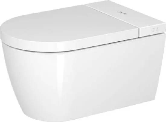 SensoWash Starck f Plus Унитаз подвесной, безободковый с крышкой с функцией биде