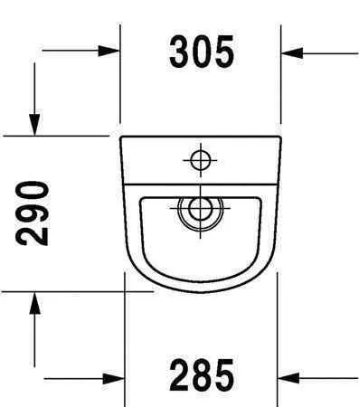Пісуар Duravit D-Code 0828302000