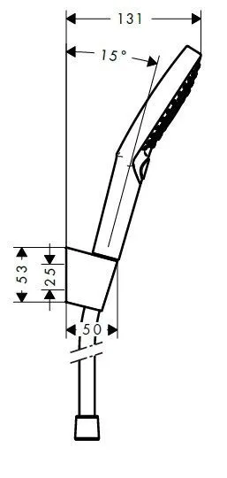 Душевой набор Hansgrohe Raindance Select S (120/1600-1250) 3jet 26701000