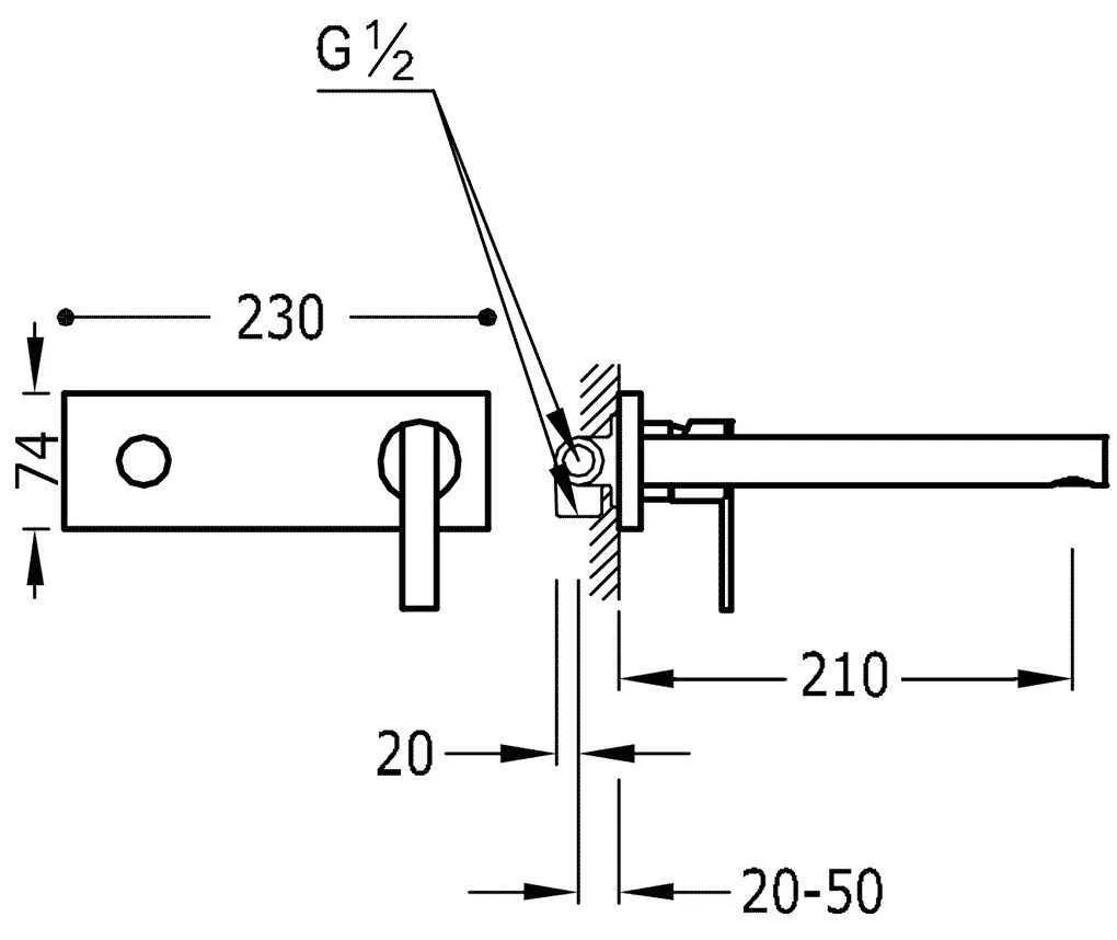 Змішувачі для раковини Tres Lex 08120021