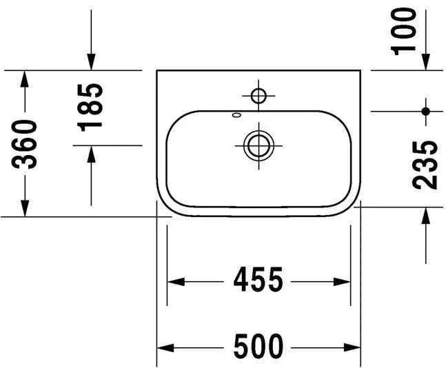 Умивальник Duravit Happy D.2 0710500060