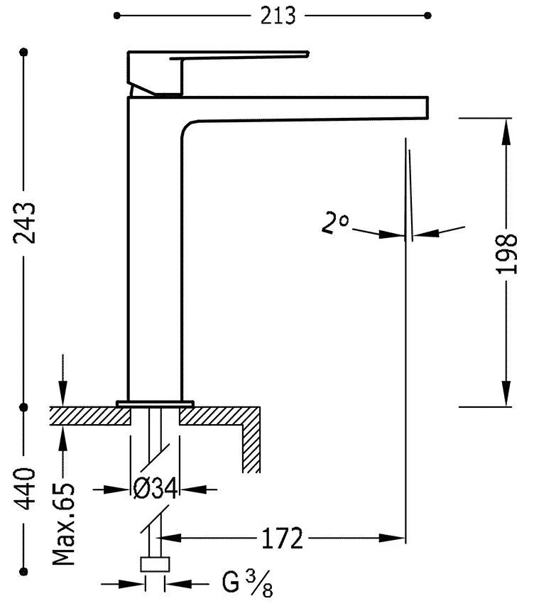 Смесители для раковины Tres Class 20510303
