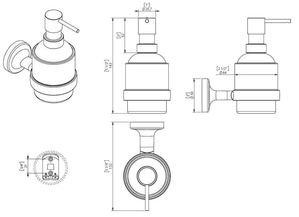 Дозатор Creabath Infinity