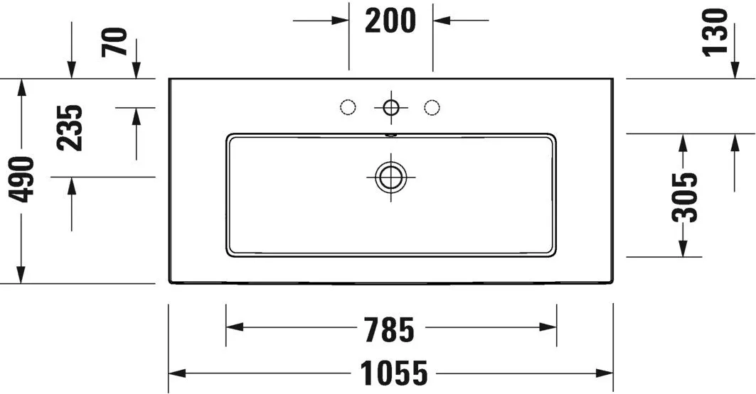 Умывальник Duravit White Tulip 2363100000