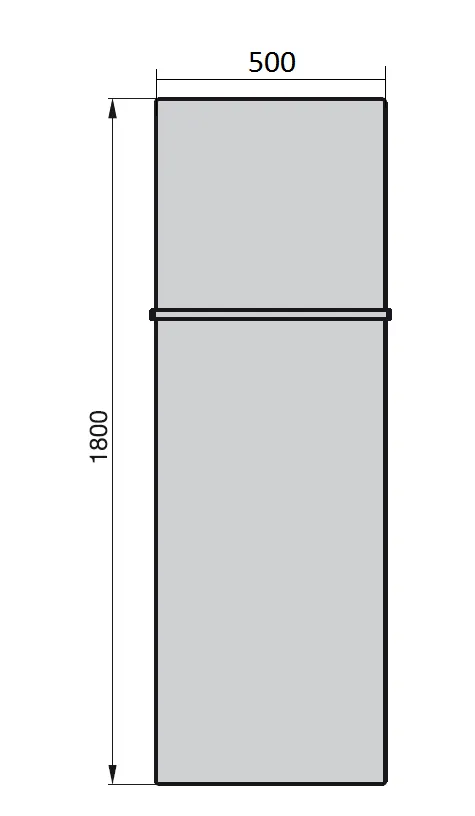 Полотенцесушитель электрический Zehnder Fina Bar FIPE-180-050/GP
