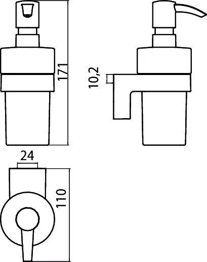 Дозатор для мила Emco Mundo