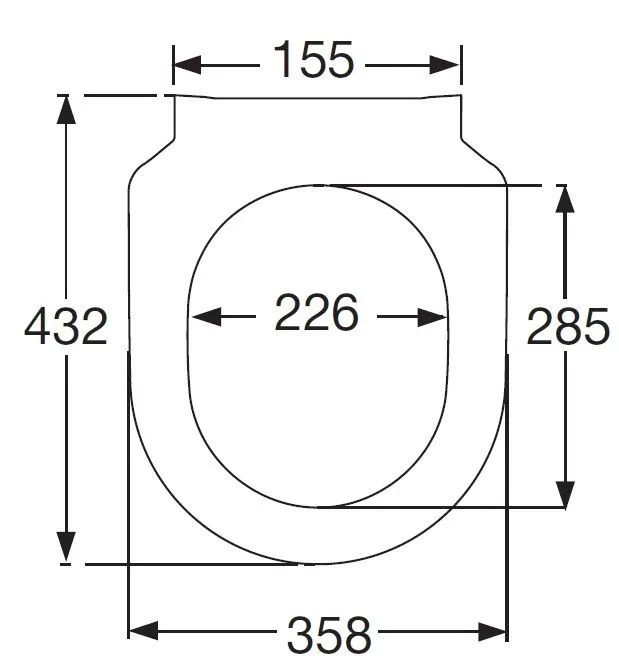 Крышка сиденье Villeroy and Boch Architectura (ультратонкая) 9M706101