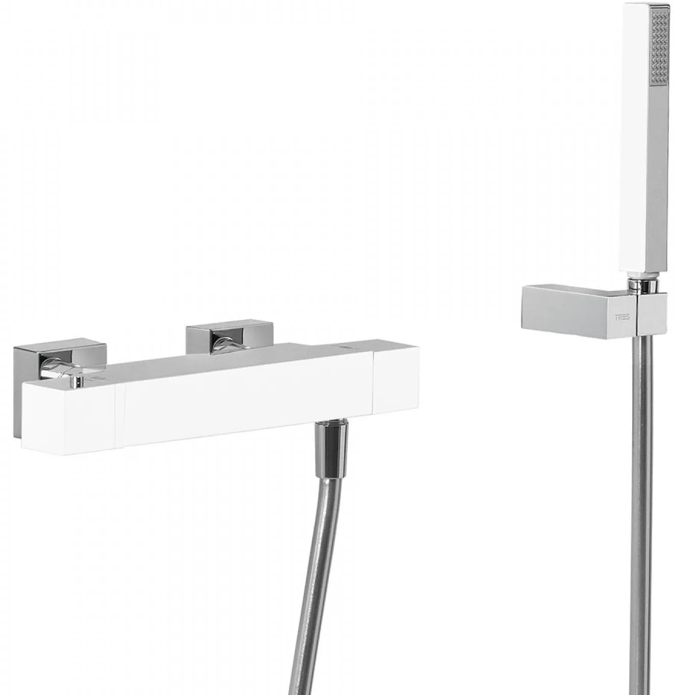 Набор: Термостат для душа с душевым набором  Cuadro Tres 4071649