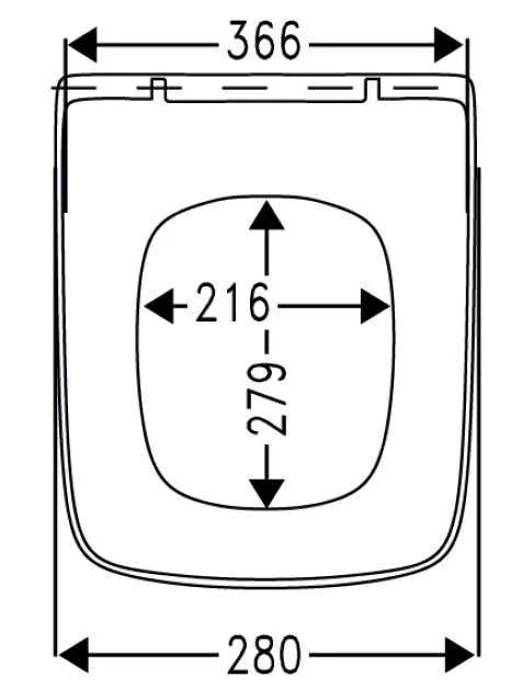 Унітаз підвісний Villeroy and Boch Architectura (без зливного краю) 9M606101