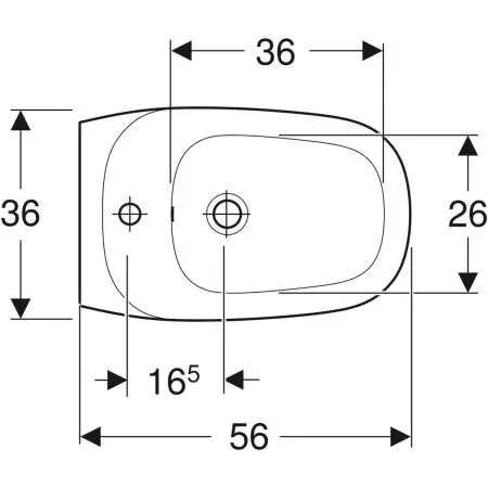 Биде подвесное Geberit CITTERIO