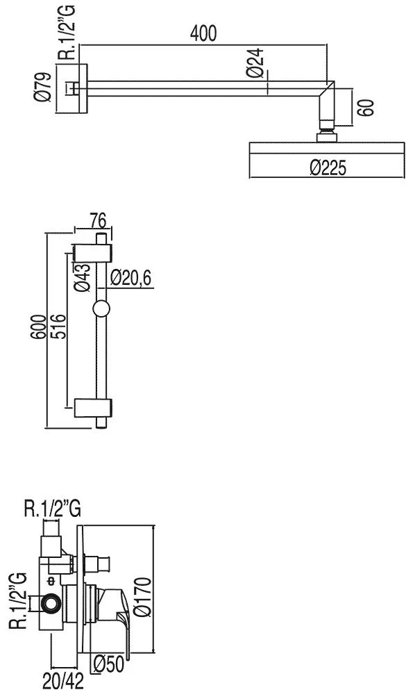 Душова система K - Tres