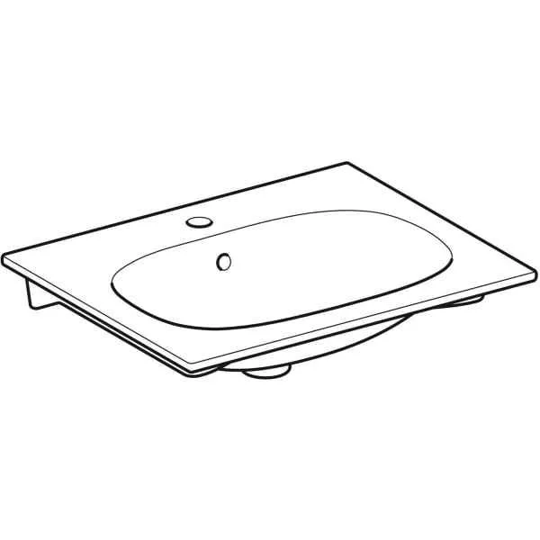 Раковина встраиваемая в столешницу Geberit Acanto 500.640.01.2