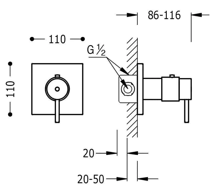 Термостат Tres 190647