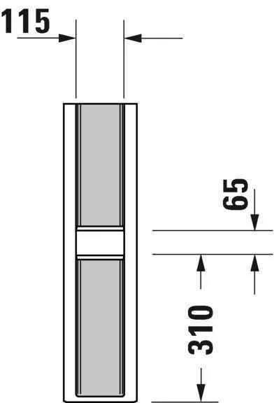 Пьедестал Duravit 0858240000