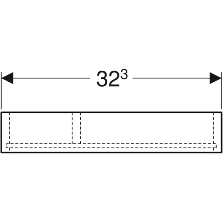 Перегородка для висувного ящика Geberit 500.678.00.1