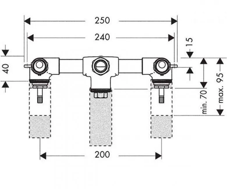 Внутренняя часть для смесителя Axor Citterio 10422180