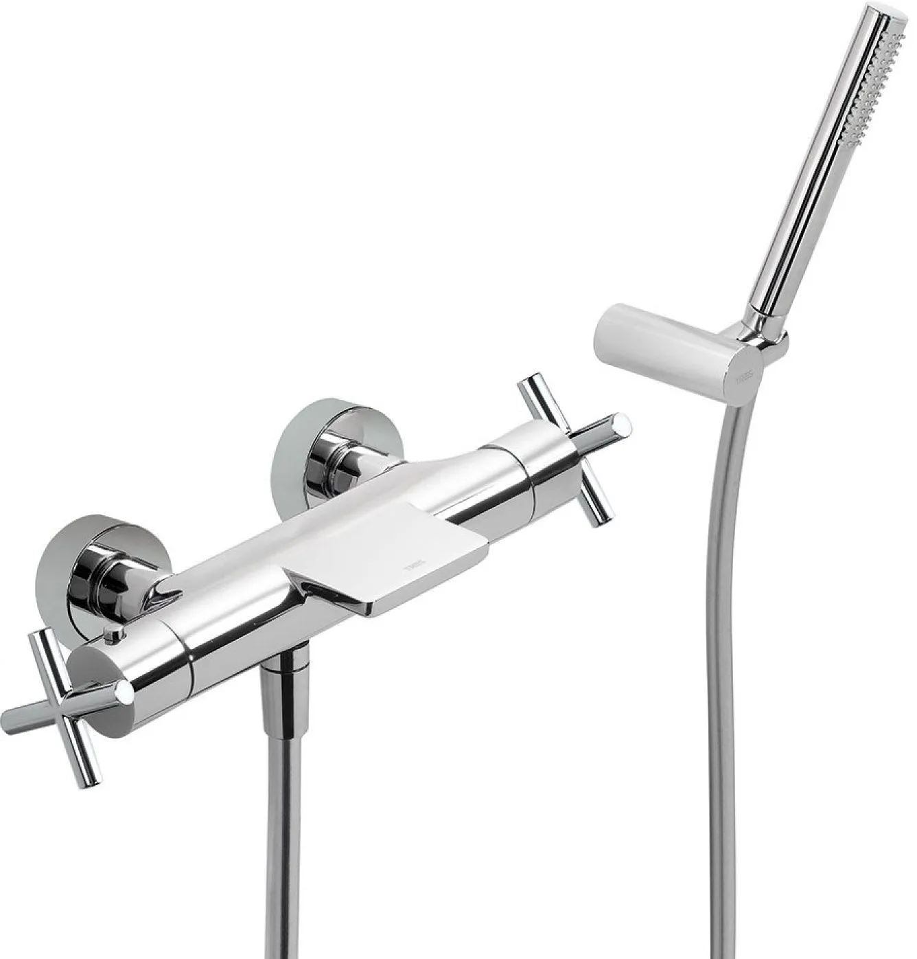 Набор: Смеситель-термостат и душевой набор Tres Max