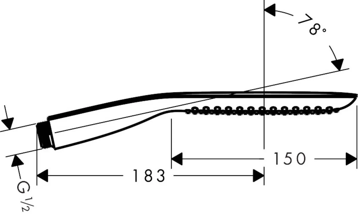 Ручной душ Hansgrohe PuraVida 150 1jet 28558400