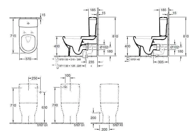 Унітаз підлоговий Villeroy and Boch Architectura 568610R1