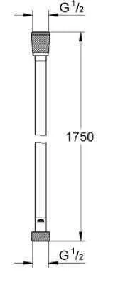 Шланг Grohe Silverflex 228388A00