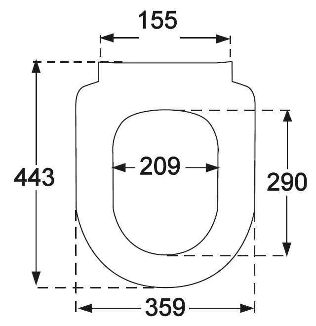 Унітаз підвісний Villeroy and Boch Architectura Vita (без зливного краю) 9M51B101