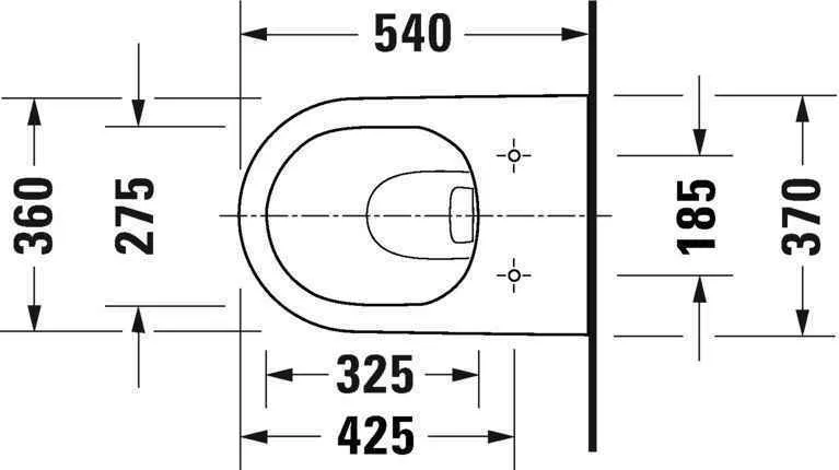 Унітаз підвісний Duravit D-Neo (Rimless) 2577090000