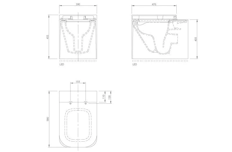 Унитаз напольный Knief Shine