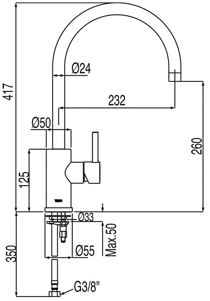 Смесители для раковины Tres Alplus 20330301