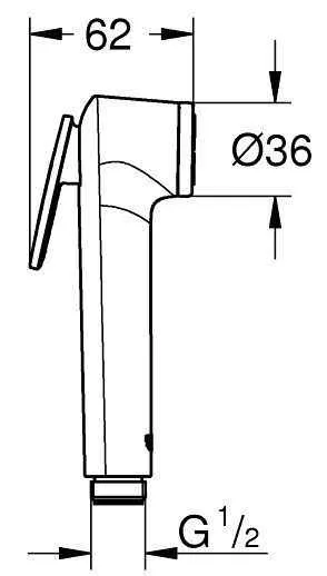 Гігієнічний душ Grohe Tempesta-F Trigger