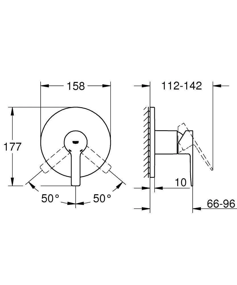 Змішувач для душа Grohe Lineare24063AL1