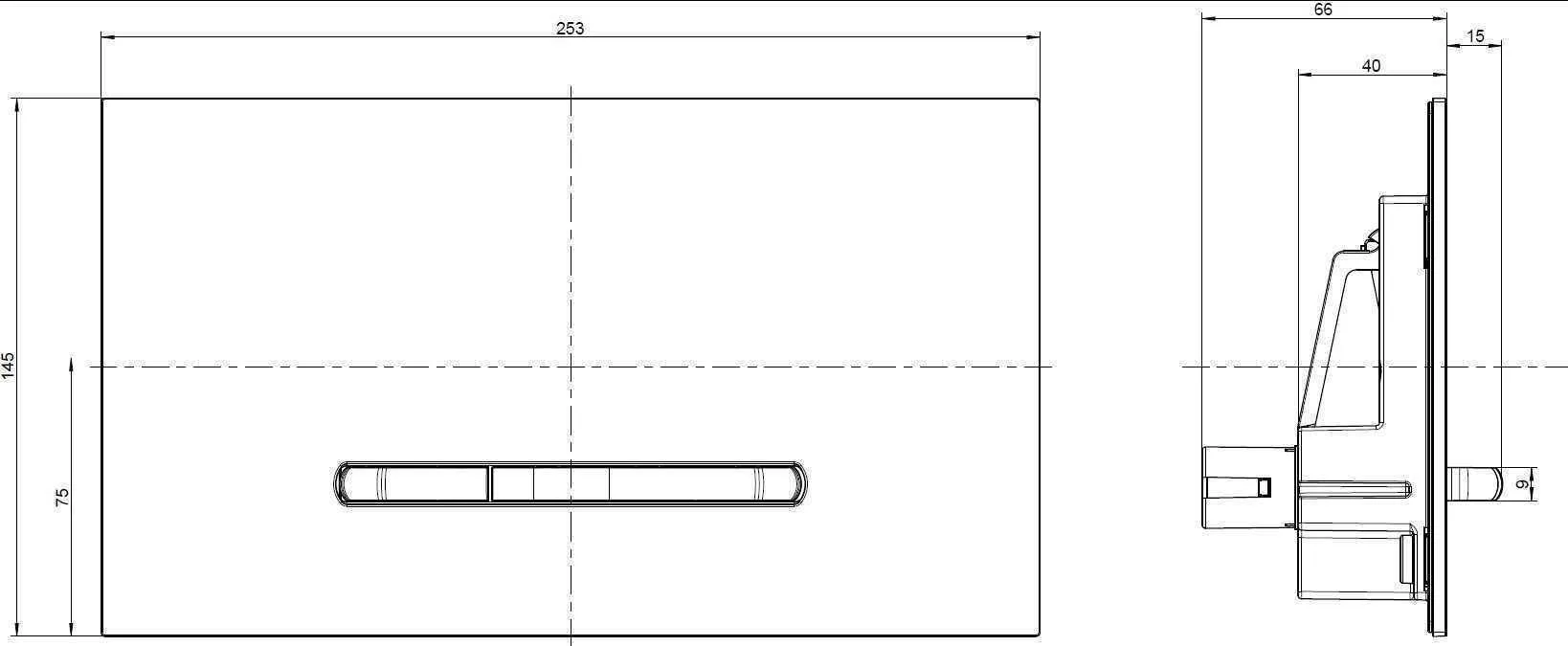Кнопка змиву води Villeroy & Boch E300 92218068