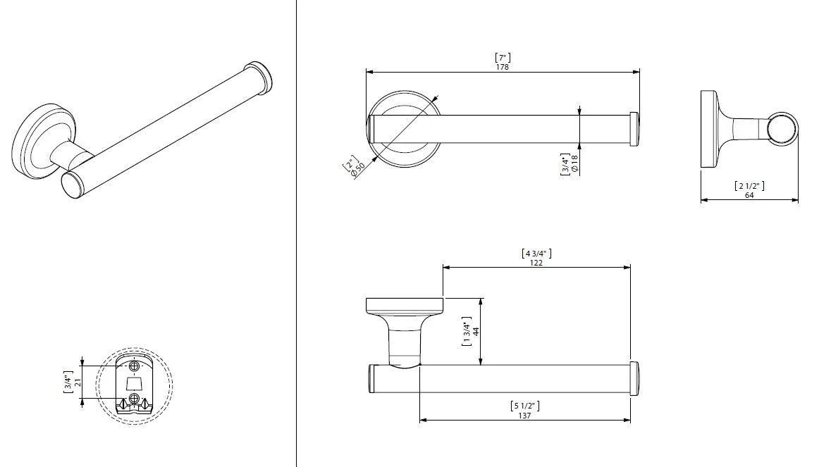 Тримач паперу Creabath Infinity