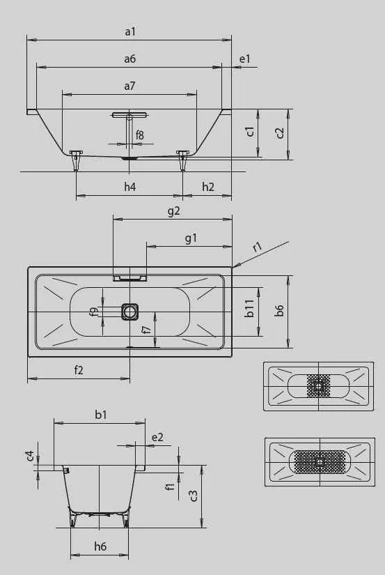 Ванна ConoDuo 2350 0001 0001