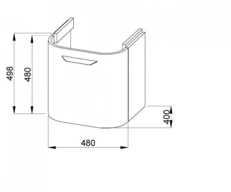 Тумба под умывальник  Olymp Deep Jika H4541334343411