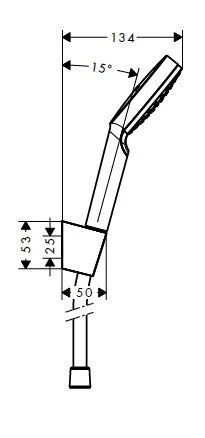 Душевой набор Hansgrohe Crometta (100/1250-1600) 1jet 26569400