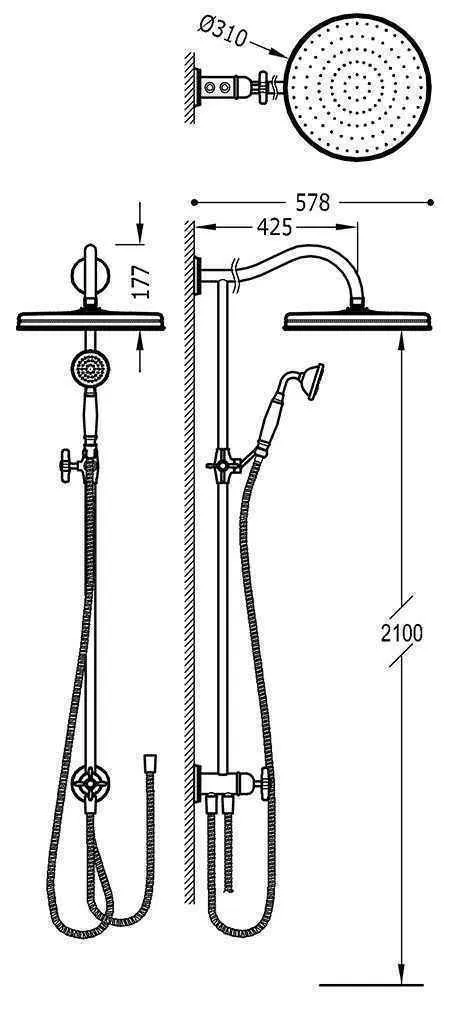 Душова система Tres Clasic 24247601