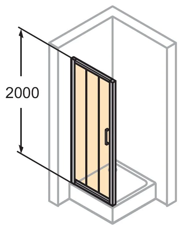 Розсувна душова двері Huppe Classics 2 C20307.069.321
