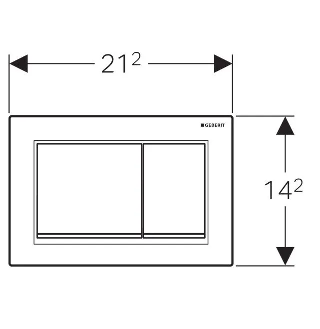 Клавиши смыва воды Geberit Omega 30 115.080.KN.1