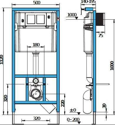 Інсталяція для унітазу Jika Modul