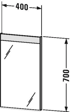 Зеркало с подсветкой Duravit LM783400000