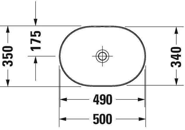 Умивальник на стільницю Duravit Luv 0379502600