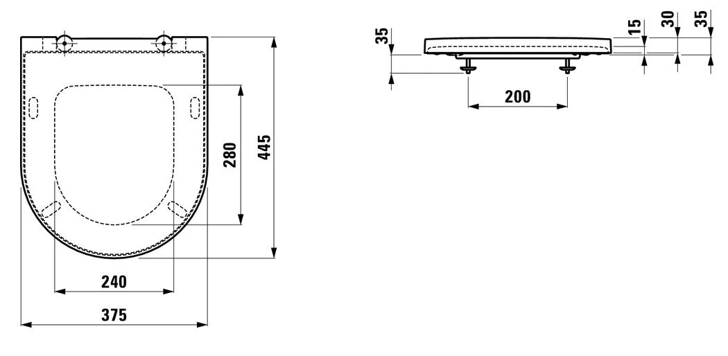 Крышка сиденья Laufen Kartell H8913310000001