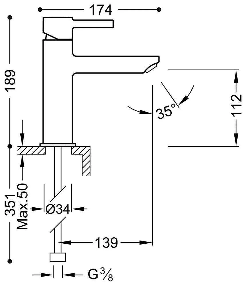 Змішувачі для раковини Tres Alplus 20320301