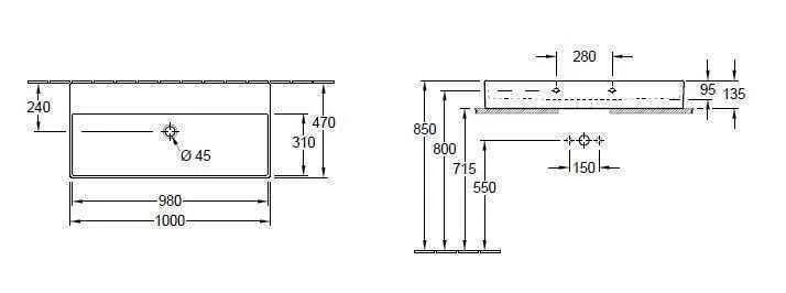 Раковина на стільницю Villeroy and Boch Memento 2.0 4A221FRW