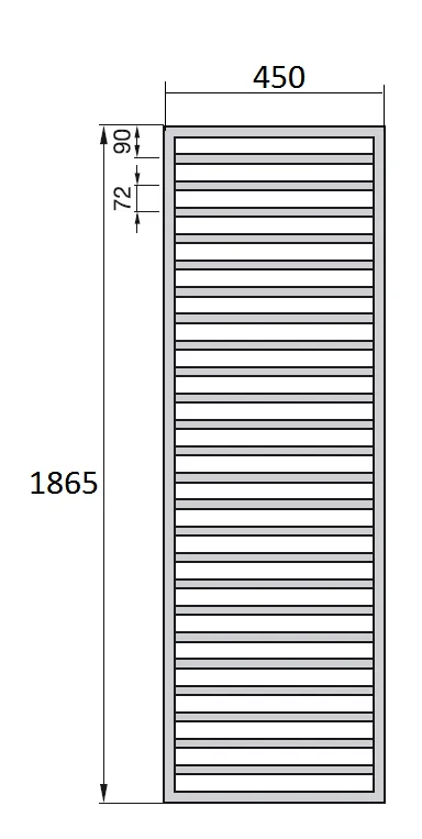Рушникосушка комбінований Zehnder Quaro QAM-180-045/GD