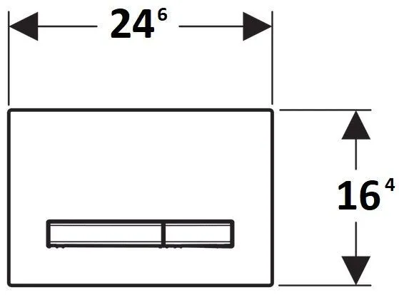 Клавиши смыва воды Geberit Sigma 50 115.788.SQ.2