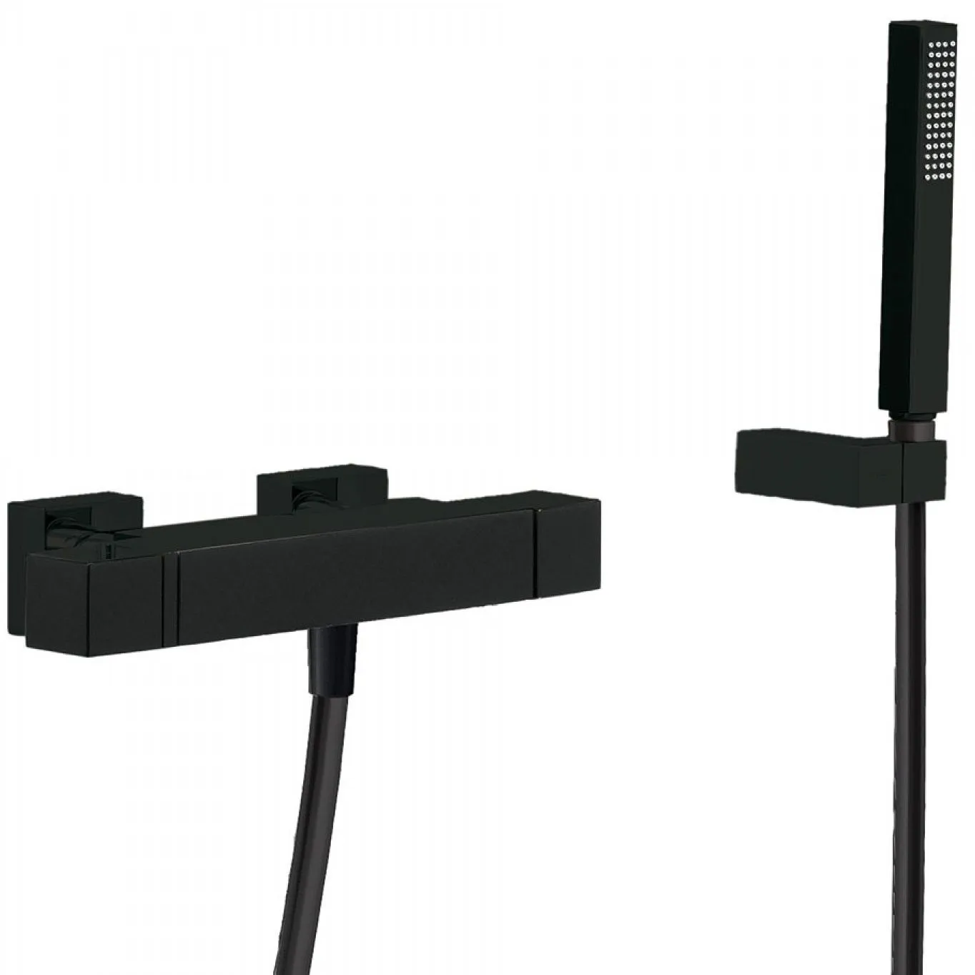 Набор: Термостат для ванної з душовим набором  Cuadro Tres 007174039NM