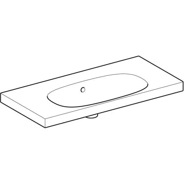 Умывальник подвесной Geberit Acanto 500.634.01.2