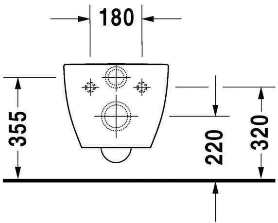 Унітаз підвісний Duravit Happy D.2 2221092000